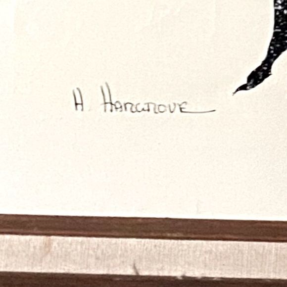 H Hargrove original signed oil painting - Picture 2 of 2